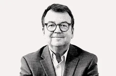 Willi Klingers spitze Zunge grau breit