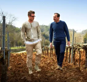 Brad Pitt und Marc Perrin